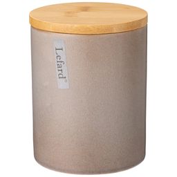БАНКА ДЛЯ СЫПУЧИХ ПРОДУКТОВ 570 МЛ КОЛЛЕКЦИЯ GLAZE COLLECTION ЦВЕТ:СЕРЫЙ МЕЛАНЖ - Lefard фото 3