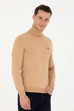 U. S. Polo Assn Мужской базовый свитер песочного меланжа - U.s. polo assn фото 10