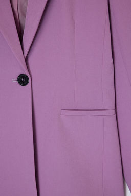 Lila Fitted Astarl? Vatkal? Dokuma Blazer Ceket TWOSS26BC00021 - Trendyolmilla фото 2