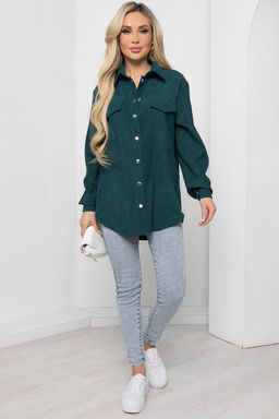 Рубашка Дыхание весны (изумруд) Б8516 - Lt collection фото 4