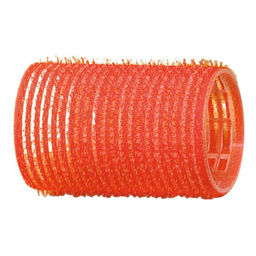 Dewal Бигуди-липучки R-VTR4, 36 мм, красный, 12 шт.