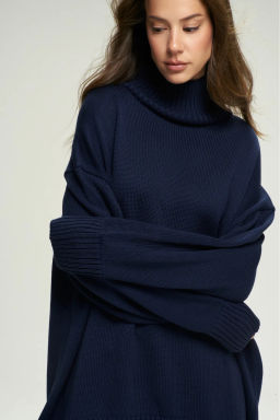 Свитер Oversized Dark Blue - Erist store фото 4