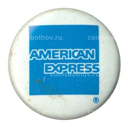 Значок рекламный Американ Экспресс