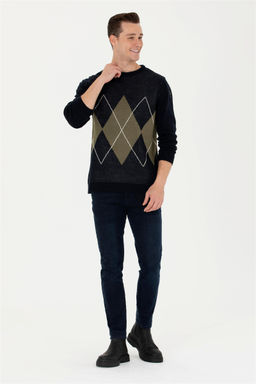 U. S. Polo Assn Мужской темно-синий свитер - U.s. polo assn фото 11