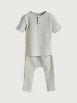 D??meli Erkek Bebek Ti??rt ve Tayt 2li