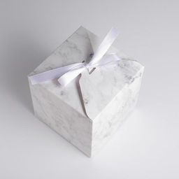 Цена за 3 шт. Коробка подарочная складная, упаковка, «Мрамор», 12 х 12 х 12 см