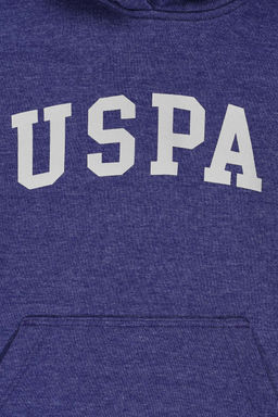 Erkek Гocuk Mor KapГЕonlu Basic Sweatshirt