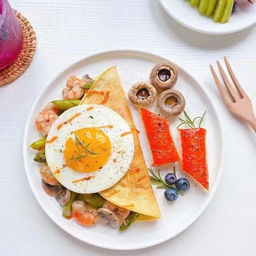 Тарелка десертная Cloud FQ903 21 см /КОРАЛЛ/  фото 3