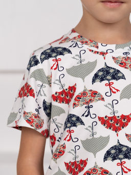 Футболка дет.арт.867/6-2,бело-красная - Binita фото 4