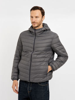 пуховик мужской с капюшоном