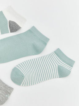 Desenli Kad?n Patik ?orap 5li