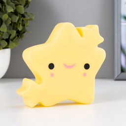 Фигурка светящаяся RISALUX «Звезда», LED-ночник, жёлтый, 14.5×3×12 см