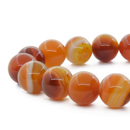 Сердолик светлый 10мм браслет "Классика" 17см