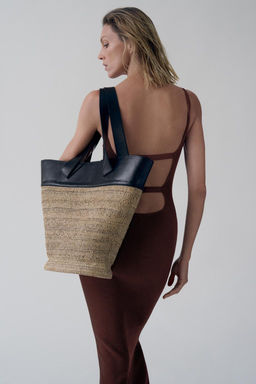 OPEN BACK KNIT MIDI DRESS - Zara фото 2
