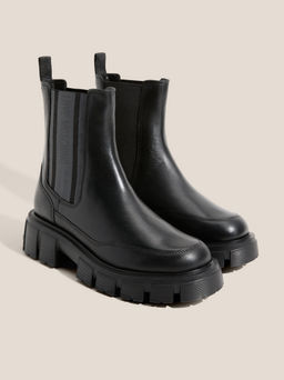 Женские челси LOVE MOSCHINO WINTER TASSEL Артикул 4562342, черный  фото 2