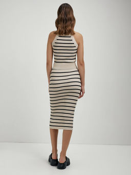 CONTE LDK 2336 Юбка женская beige-black - Conte elegant фото 3