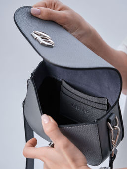 Сумка на плечо Deboro 30879 серый дым