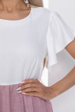 Платье Ветер перемен роза П10109 - Lt collection фото 3