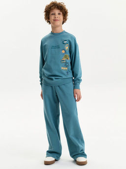 PELICAN, толстовка для мальчиков, Джинс фото 3