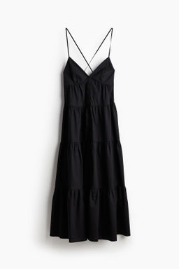 Vestido escalonado con tirantes espagueti - H&m фото 8