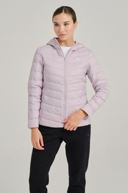 Пуховик лёгкий с капюшоном Фиолетовый