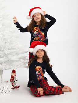 ПЖ064 Пижама Лошадка (синий) - Милаша фото 4