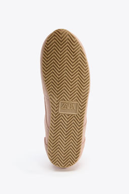 CONTRAST LEATHER TRAINERS - Zara фото 10