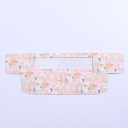 Цена за 5 шт. Коробка для макарун, кондитерская упаковка, «Цветочная», 18×5.5×5.5 см