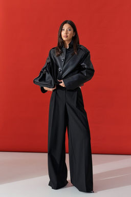 Брюки-палаццо Annete А1632 черные  фото 21