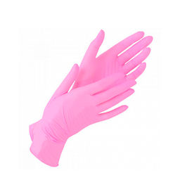 Перчатки нитрил розовые М SunViv XN 316 100 шт