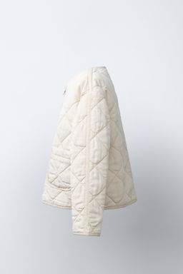 CAZADORA ACOLCHADA CREMALLERA / Crudo - Zara фото 4