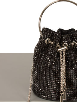 LACCOMA сумка ST164-черный стразы