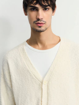 Вязаный кардиган из хлопка / Zarina  фото 7