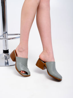 Сабо 5300.23663be.Авокадо лион+коричневый