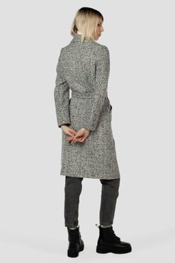 01-07208 Пальто женское демисезонное(пояс) - El podio фото 4