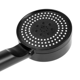 Цена за 2 шт. Лейка для душа ZEIN Z3526, d=90 мм, 5 режимов, чёрная