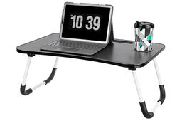 Складной столик для компьютера 60*40*26 см "Черный"