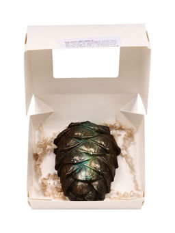 Шоколадная фигурка Шишка кедровая, кондитерская глазурь, 90 г