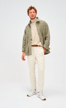 Водолазка мужская F221-15128 бежевая меланж - Fine joyce фото 2