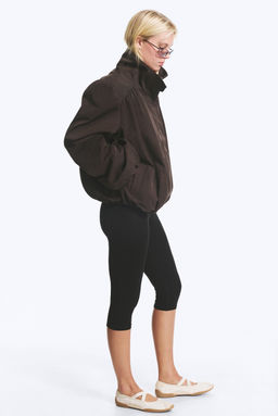 Chaqueta oversize de ch?ndal con cuello funnel - H&m фото 3