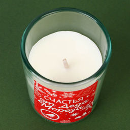 Набор свечей ароматических в стакане Новый год: Счастья от Деда Мороза, 2 шт., корица и апельсин - Сима-ленд фото 7