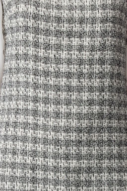 Cok Renkli Ekose / Kareli Mini Dokuma Elbise TWOAW21EL0532