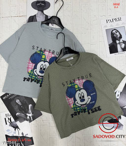 Женская футболка в полоску - Bruno фото 7