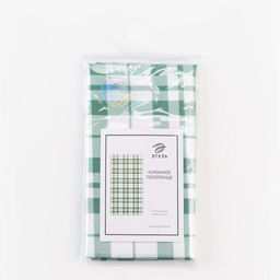 Полотенце Этель Eucalyptus (клетка) 40х70см, 100% хлопок, саржа 190 г/м2  фото 6