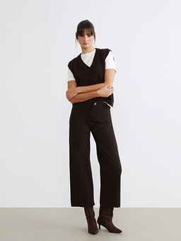 Wideleg Kad?n Jean Pantolon