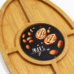 Менажница деревянная Дорого внимание «Nuts», 21.8×35 см