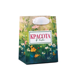 Цена за 4 шт. Пакет ламинированный «Цветы», 9 х 12 х 6.5 см