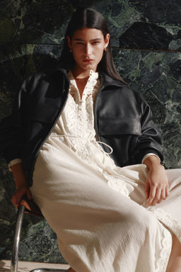Vestido de algod?n con detalles de encaje - H&m фото 4