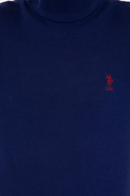 U. S. Polo Assn / Мужской синий базовый свитер - U.s. polo assn фото 18
