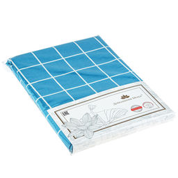 Пододеяльник на кнопках Евростандарт Таттерсол 4/6 морская волна 200х215см, поплин Комфорт 115г/м2, хлопок 100%, упаковка классическая ПВХ 28х41см, Домашняя мода (Россия)  фото 2